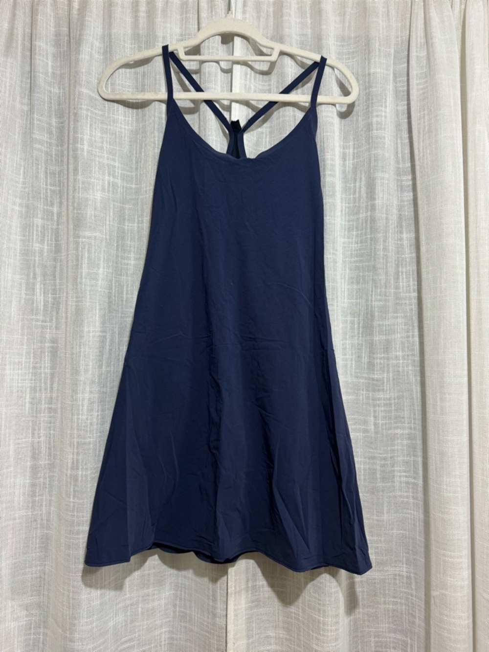 Outdoor Voices Navy Spaghetti Strap Dress